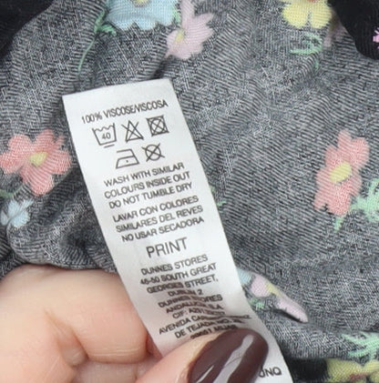 Womens UK Size L Dunnes Stores Bubble Hem Jersey Skirt