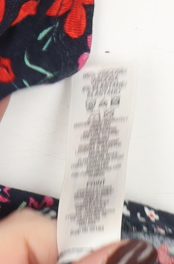 Dunnes Womens Multicoloured Floral Midi Fit & Flare Dress Size 14