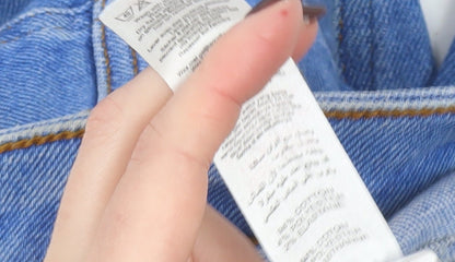 New Look Women’s Blue Skinny High Rise Distressed Halli Disco Jeans Size 8