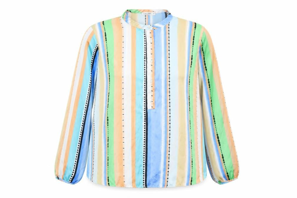 Womens UK Size 20 Gallery Multicoloured Basic Blouse