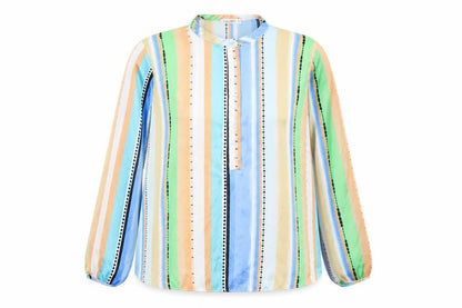 Womens UK Size 20 Gallery Multicoloured Basic Blouse