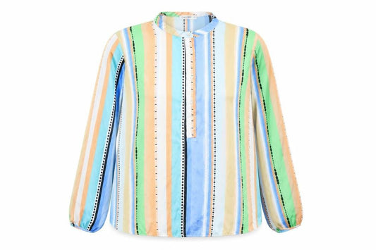Womens UK Size 20 Gallery Multicoloured Basic Blouse