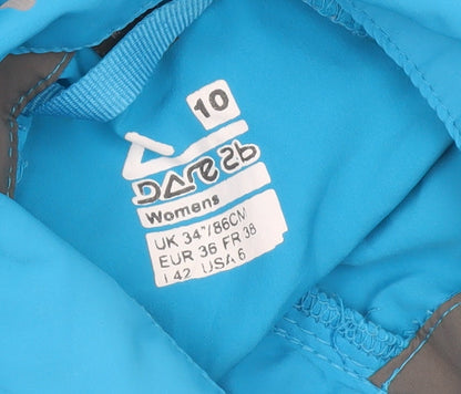 Womens UK Size 10 Dare 2B Blue Windbreaker Coat