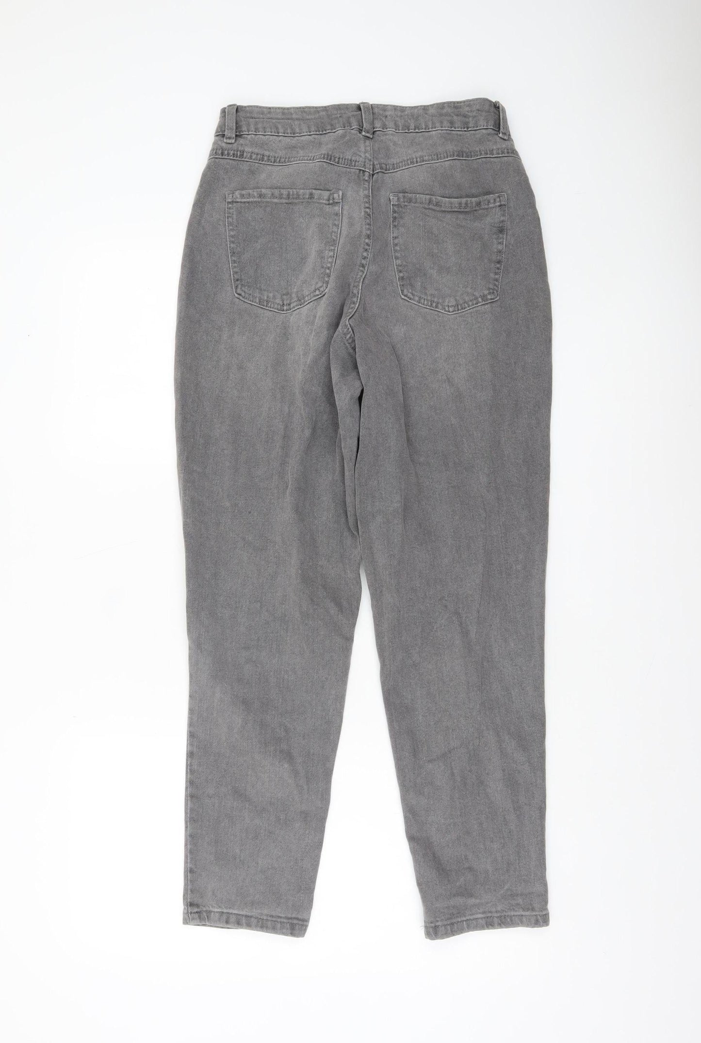 Womens UK Size 8 Primark Regular Fit Straight Grey Jeans