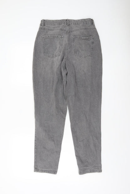Womens UK Size 8 Primark Regular Fit Straight Grey Jeans