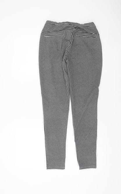 Womens UK Size 8 Missguided Slim Fit CasualBusiness Black Trousers