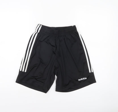 adidas Men's Black Athletic Shorts M Moisture Wicking Gym Wear