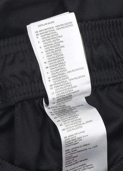 adidas Men's Black Athletic Shorts M Moisture Wicking Gym Wear