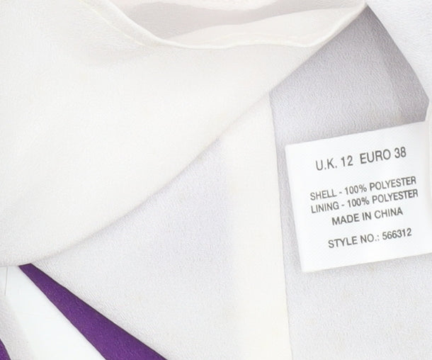 Minuet Petite Women Purple Size 12 Sheath Knee Length Dress