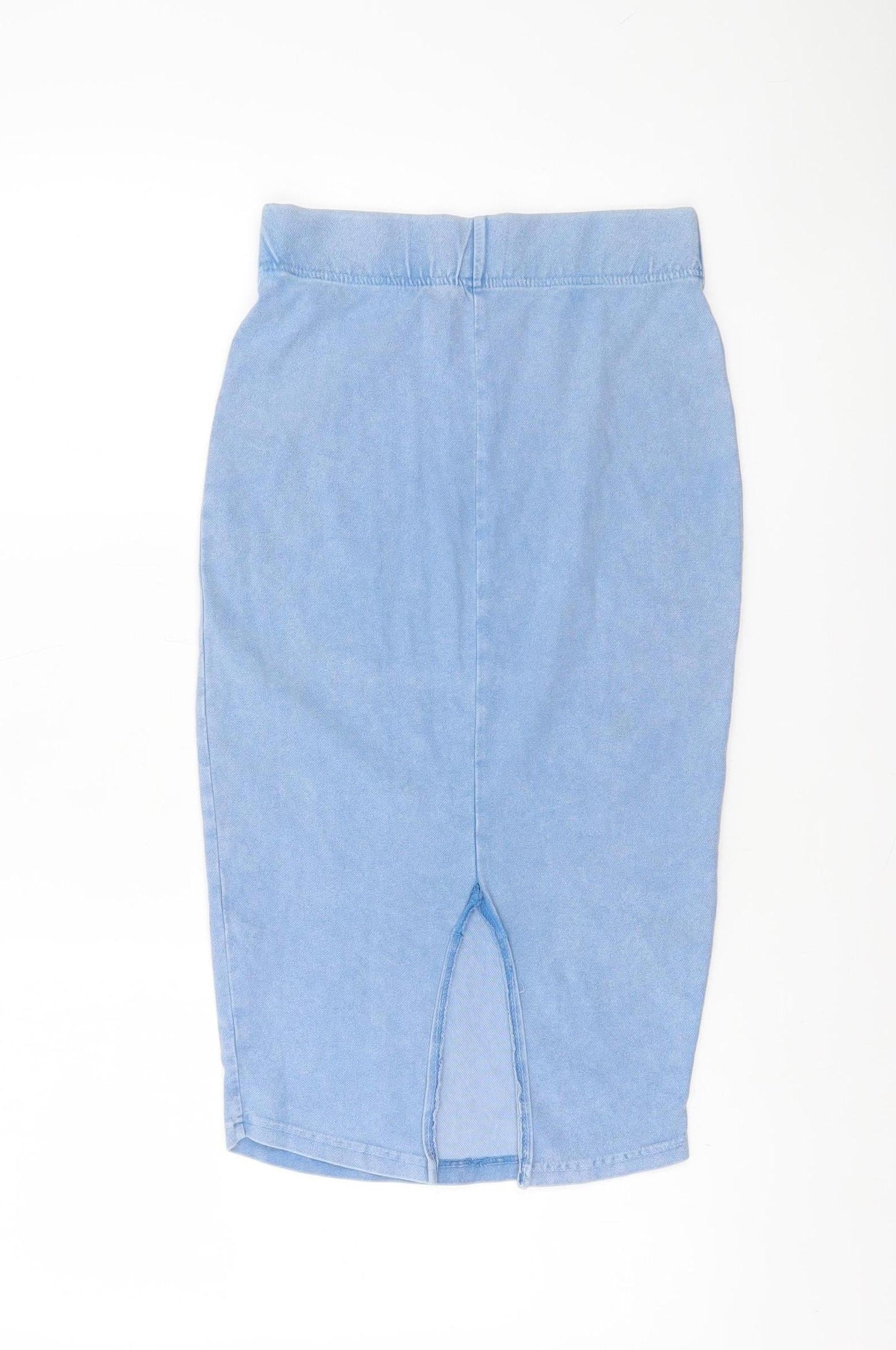 Womens UK Size 8 River Island Straight & Pencil Denim Skirt