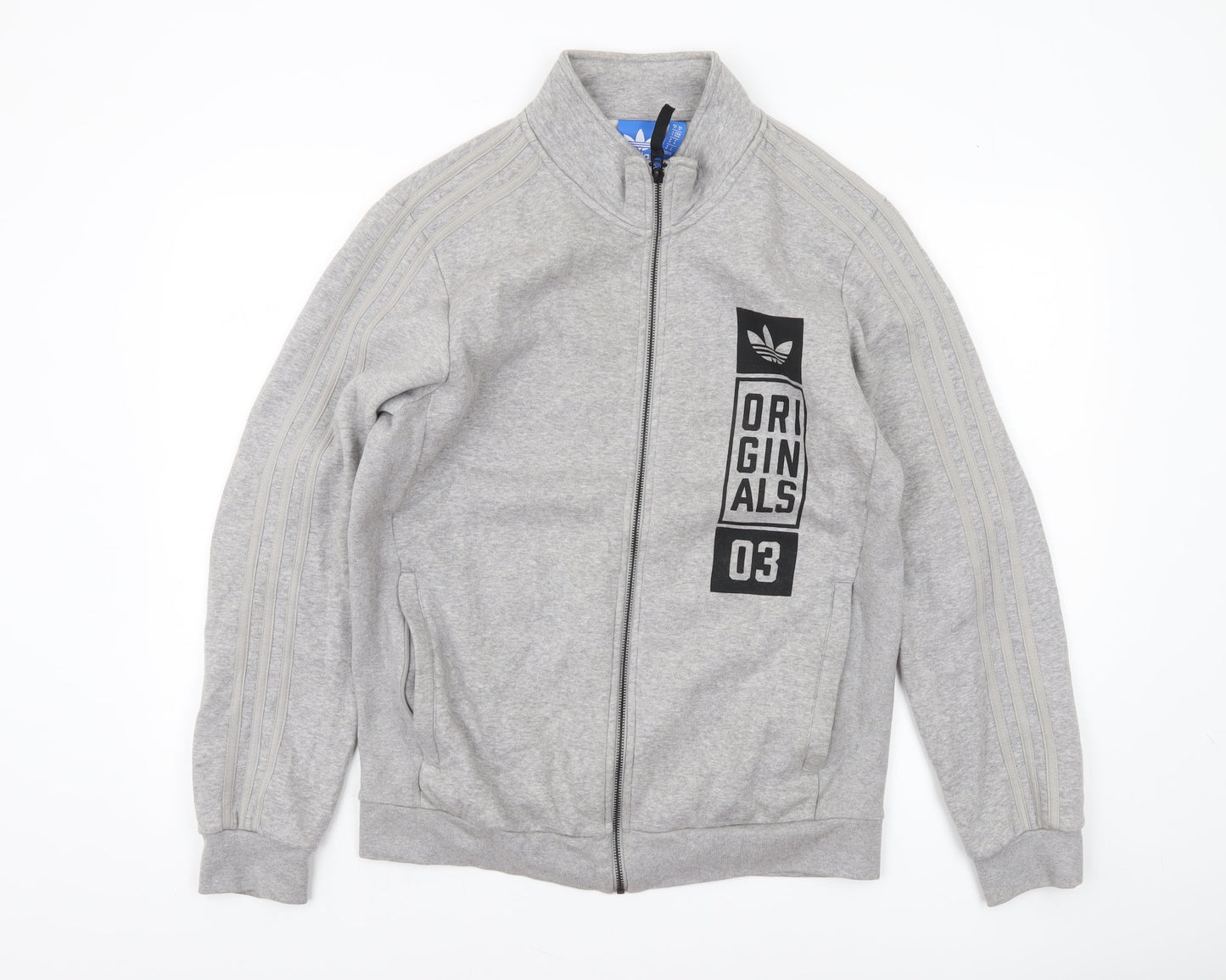 Adidas Men’s Grey Originals 03 Full Zip Track Jacket M