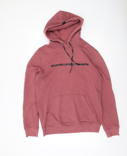 Mens UK Size M Koncept Pink Pullover Hoodie