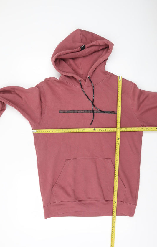 Mens UK Size M Koncept Pink Pullover Hoodie