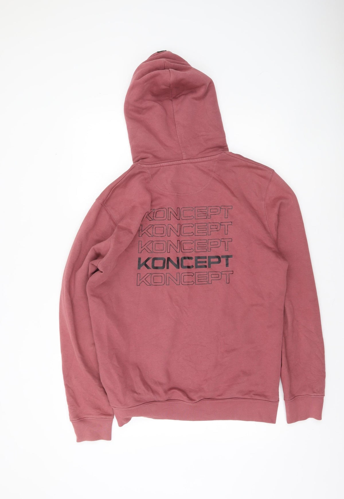 Mens UK Size M Koncept Pink Pullover Hoodie