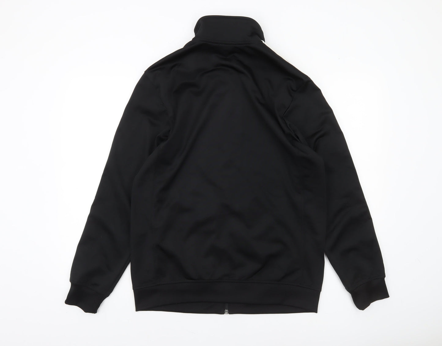 Adidas Men's Black Full Zip Sports Jacket Size M Regular Fit