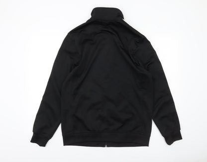 Adidas Men's Black Full Zip Sports Jacket Size M Regular Fit