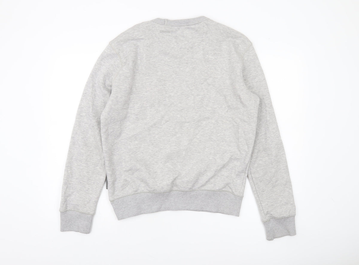 Mens UK Size S French Connection Grey Pullover Sweatshirt