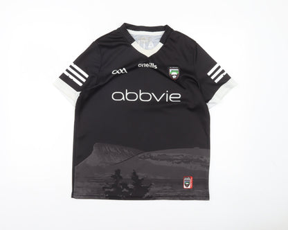 O’Neills Boys Black Football Jersey T-Shirt Age 13 Lightweight Sports Top