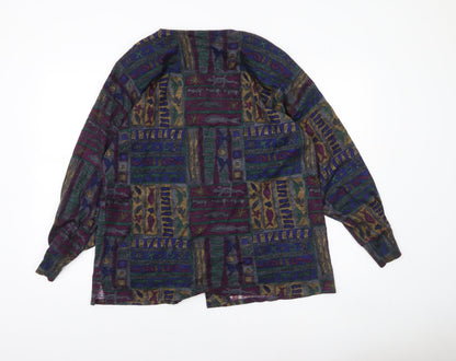 Womens UK Size L Madge Designs Multicoloured Tunic Button-Up