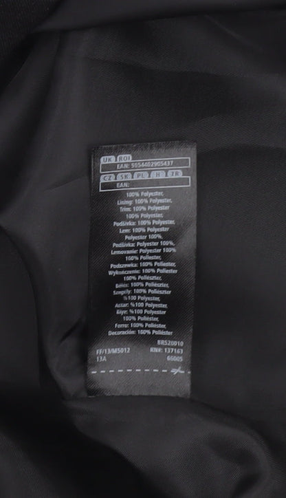 F&F Women’s Black Geometric Bodycon Knee Length Dress Size 10