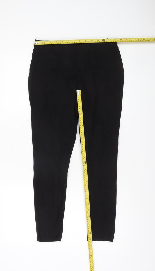 Womens UK Size M Dunnes Slim Fit Leggings Black Trousers
