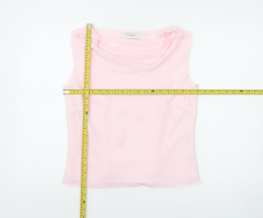 Womens UK Size 14 Dorothy Perkins Pink Basic Blouse