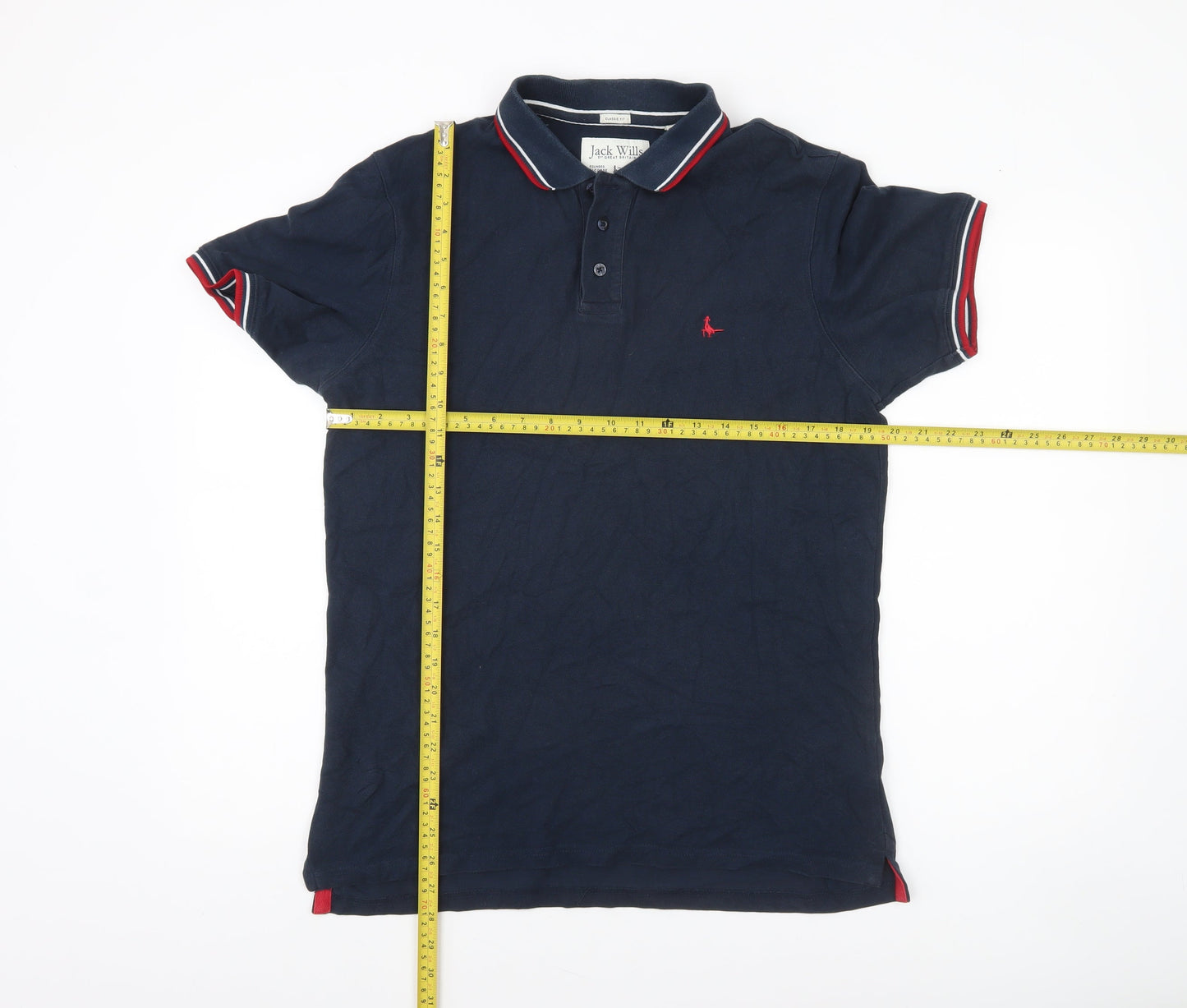 Mens UK Size M Jack Wills 100% Cotton Polo Shirt