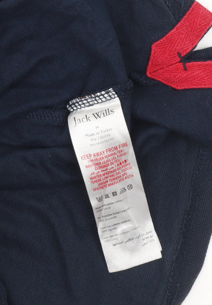 Mens UK Size M Jack Wills 100% Cotton Polo Shirt