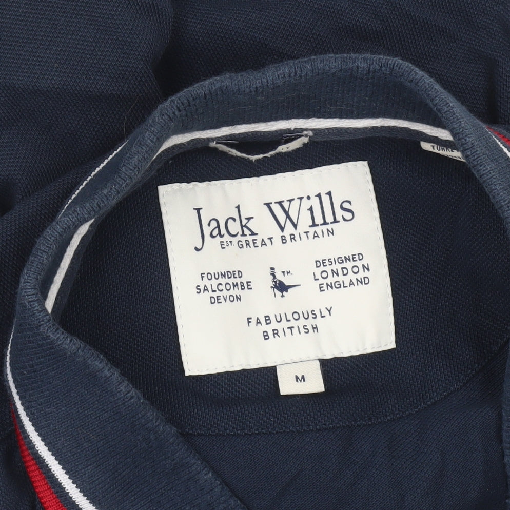 Mens UK Size M Jack Wills 100% Cotton Polo Shirt
