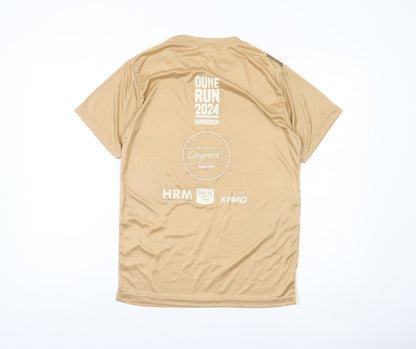 RVI Sports Men's Beige Running T-Shirt M Camouflage Quick Dry