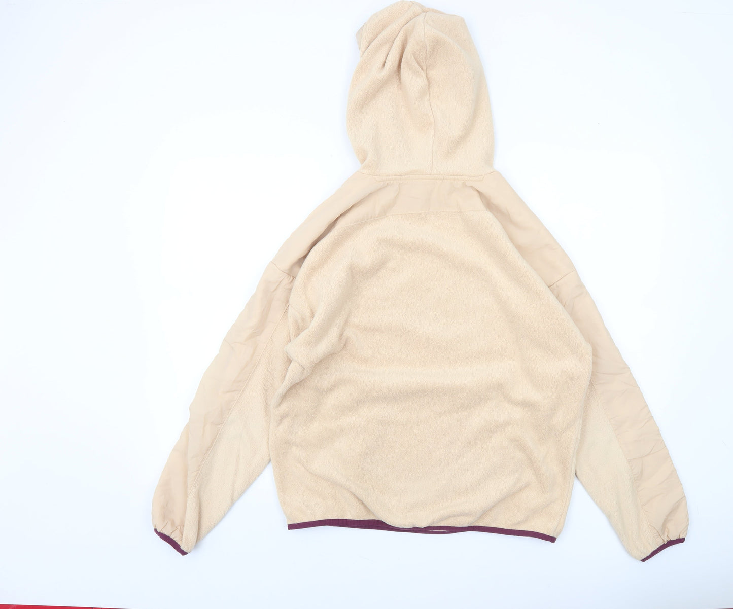 Adidas Women's Beige Fleece Pullover Hoodie Size S 8-10