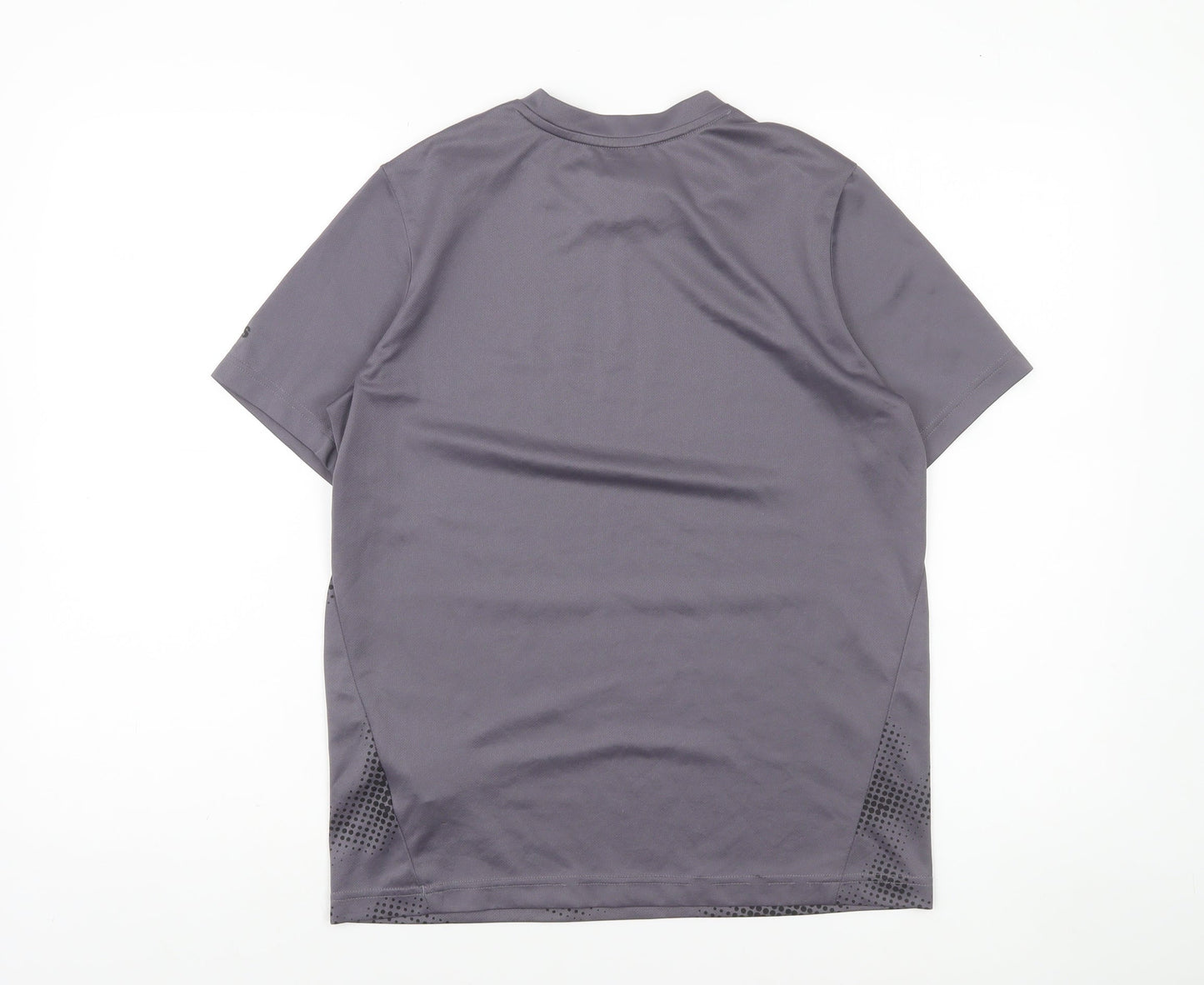 Adidas Boys Grey Camouflage Short Sleeve Training T-Shirt 13-14 Years