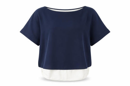 Womens UK Size 10 Dunnes Blue Basic Blouse
