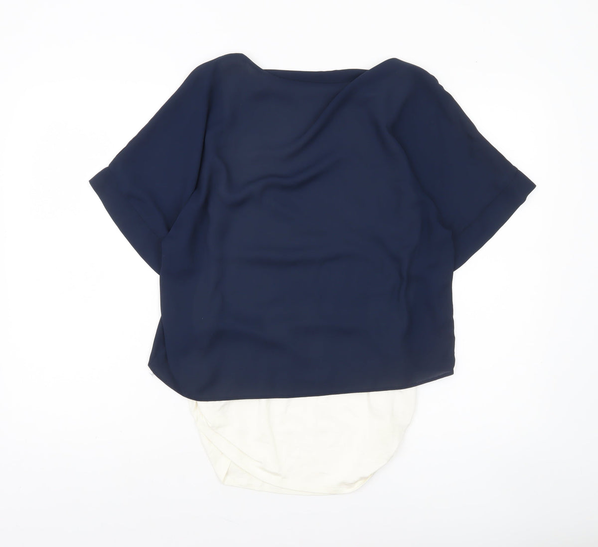 Womens UK Size 10 Dunnes Blue Basic Blouse