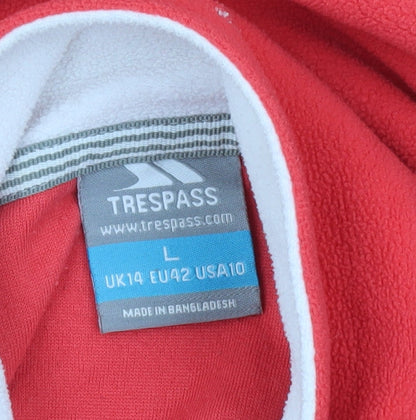 Womens UK Size L Trespass Red Pullover Sweatshirt