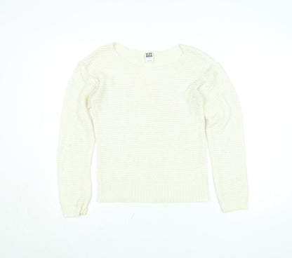 Womens UK Size S VERO MODA Ivory Pullover Jumper