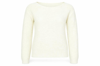 Womens UK Size S VERO MODA Ivory Pullover Jumper