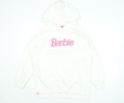 Womens UK Size S Barbie Ivory Pullover Hoodie
