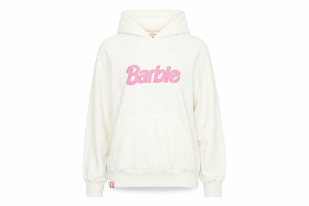 Womens UK Size S Barbie Ivory Pullover Hoodie