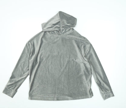 Womens UK Size 10 Marks and Spencer Grey Pullover Hoodie