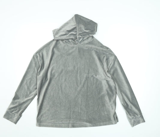 Womens UK Size 10 Marks and Spencer Grey Pullover Hoodie