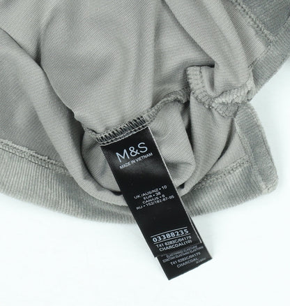 Womens UK Size 10 Marks and Spencer Grey Pullover Hoodie