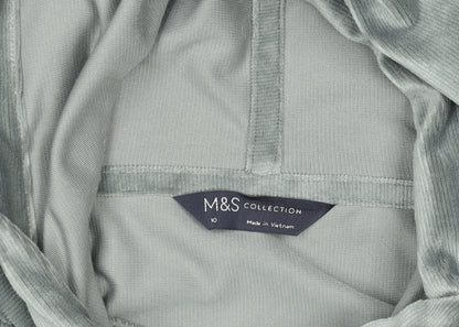 Womens UK Size 10 Marks and Spencer Grey Pullover Hoodie