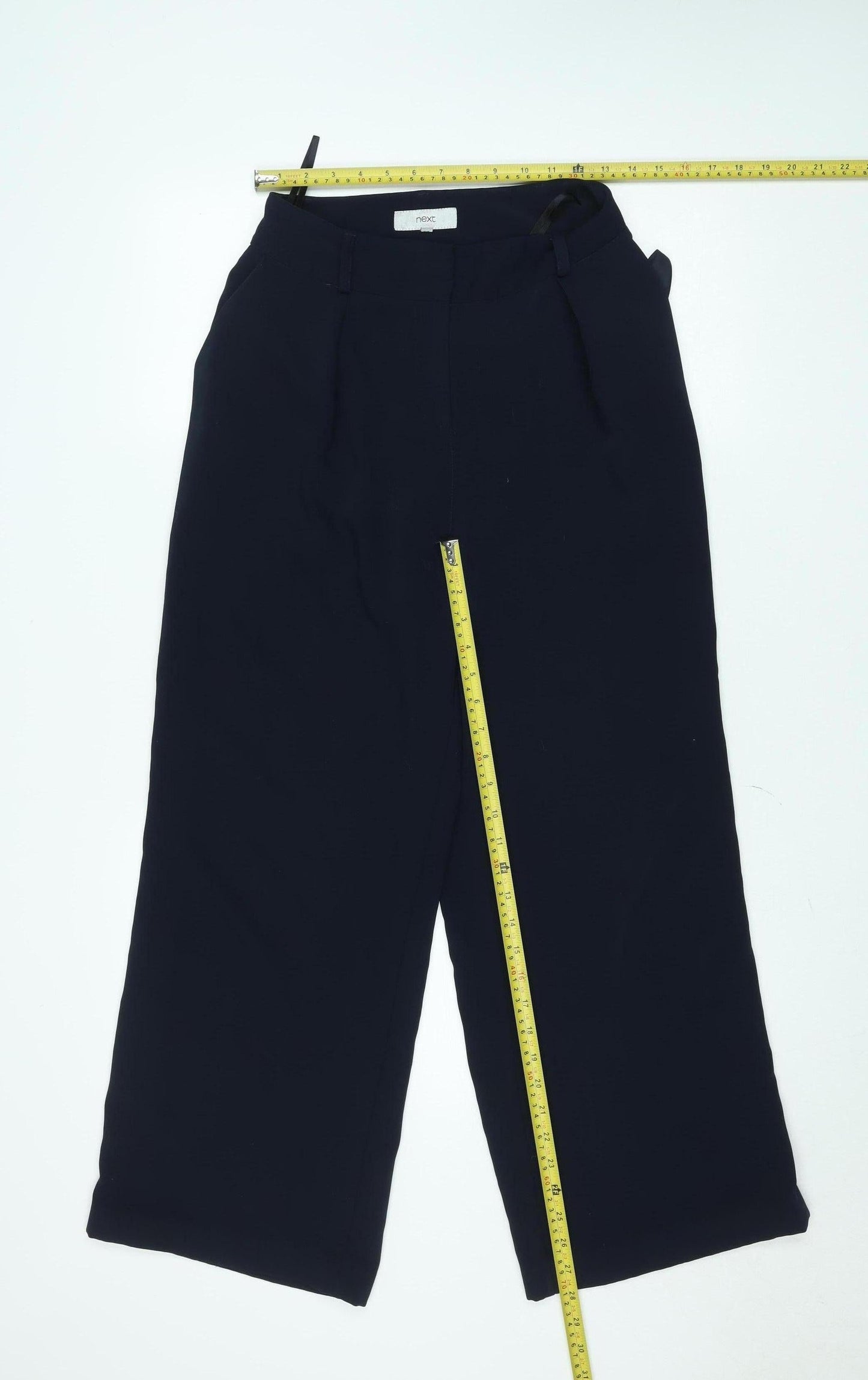 Next Womens Black Size 8 Slim Fit Stretch Dress Pants