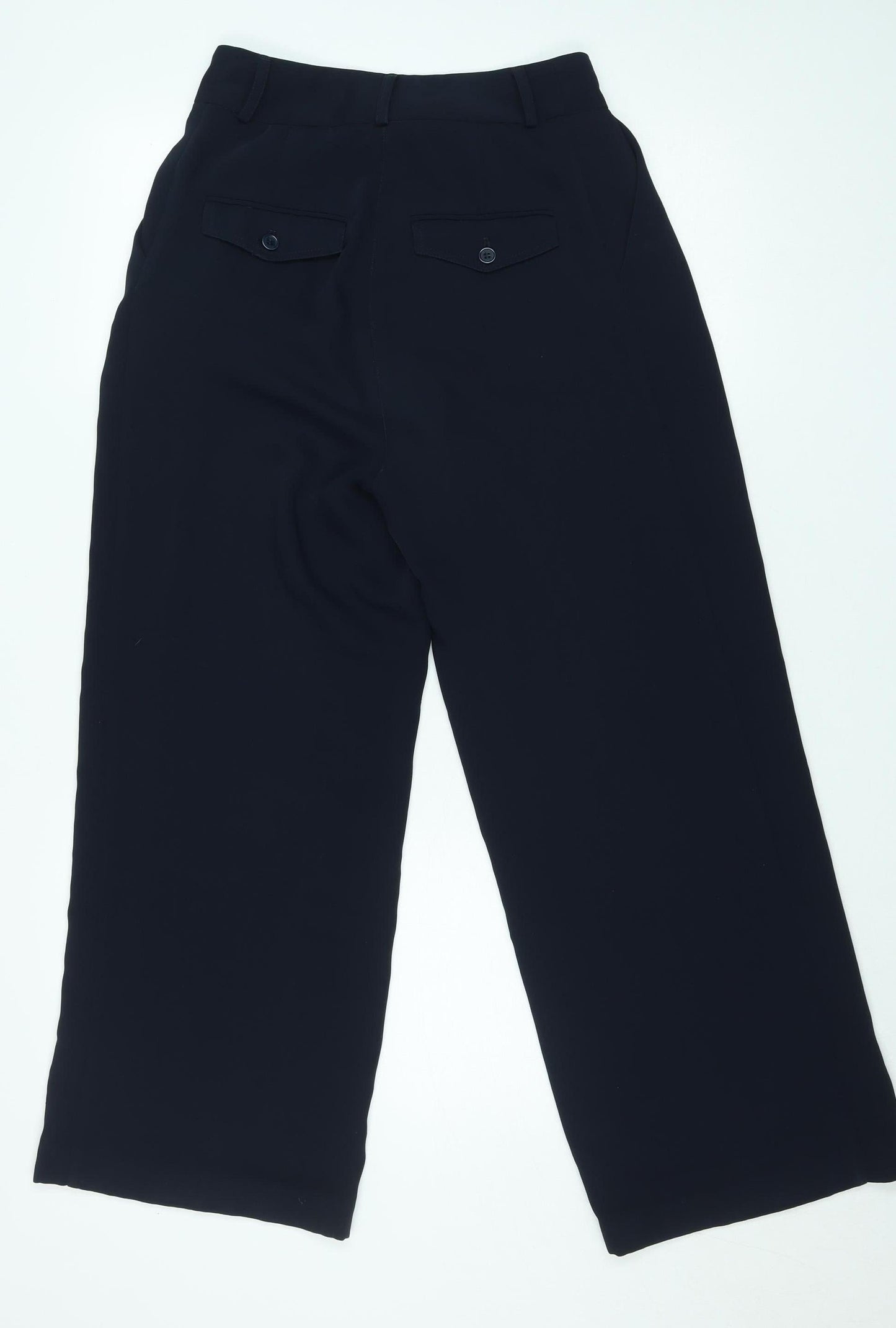 Next Womens Black Size 8 Slim Fit Stretch Dress Pants