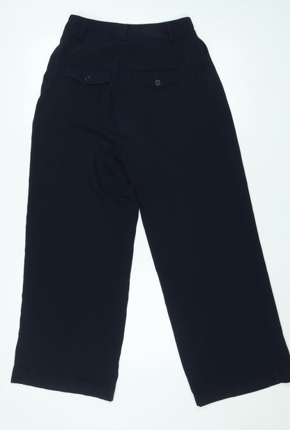 Next Womens Black Size 8 Slim Fit Stretch Dress Pants