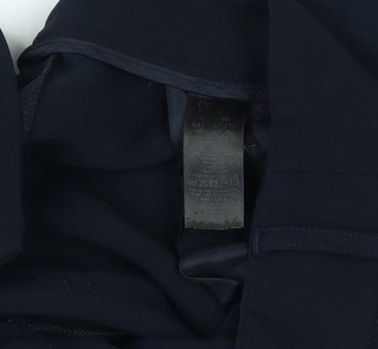 Next Womens Black Size 8 Slim Fit Stretch Dress Pants