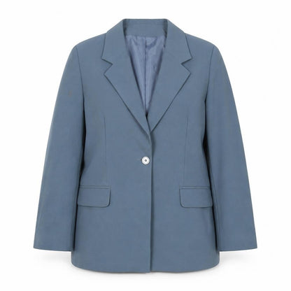 Womens UK Size M Essentials Regular Blue Suit Jacket