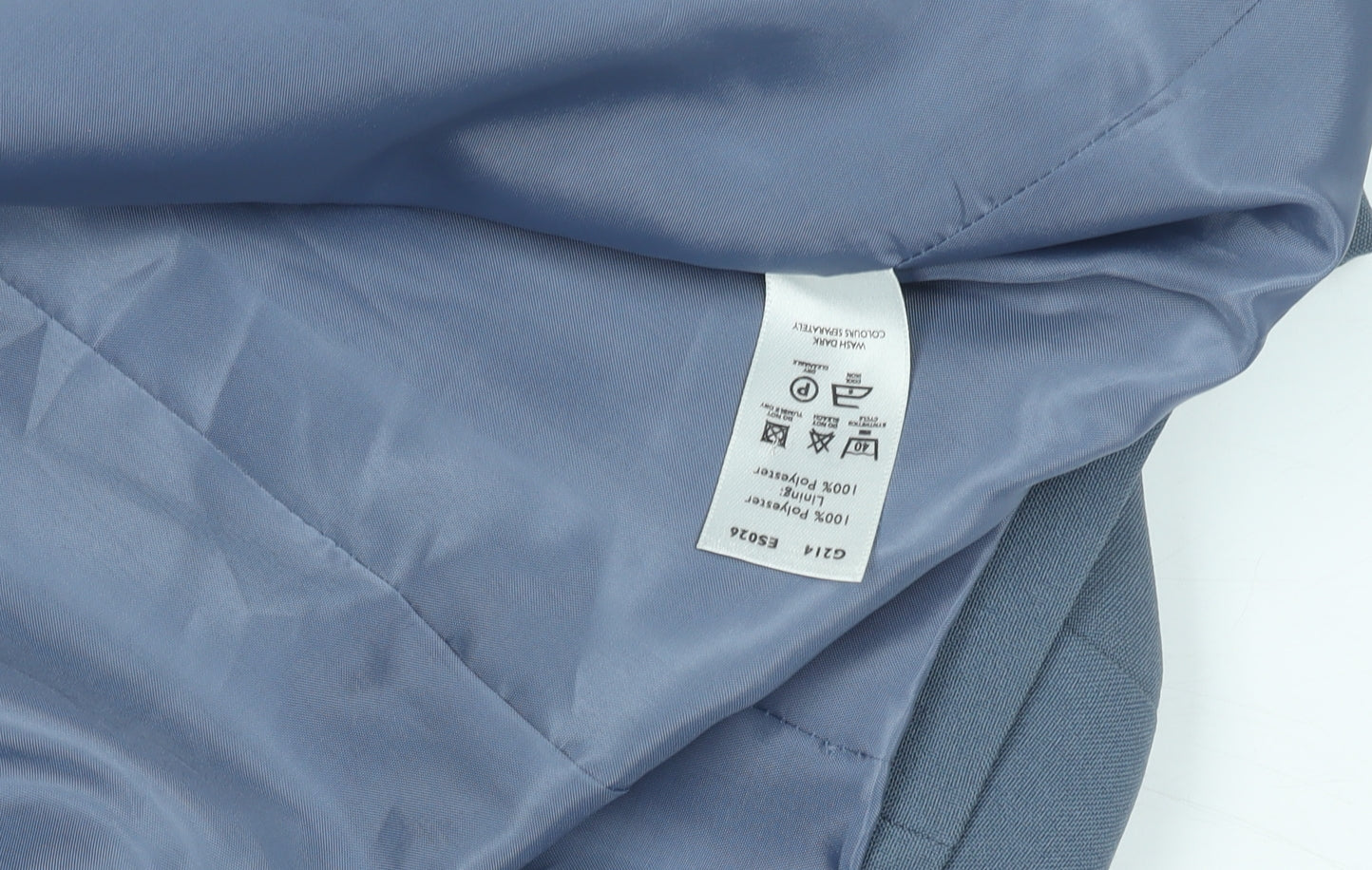Womens UK Size M Essentials Regular Blue Suit Jacket
