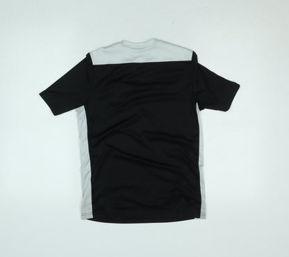Joma Boys Black Football Jersey T-Shirt 2XS Lightweight Athletic Top